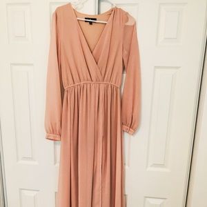 Lulus Blush Maxi Dress